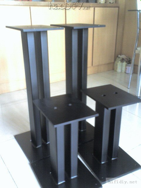 DIY制作书架箱架 音箱脚架
