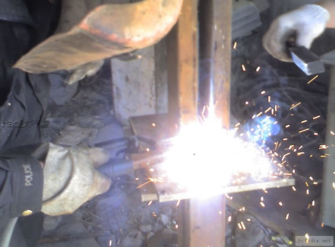 DIY制作书架箱架 音箱脚架