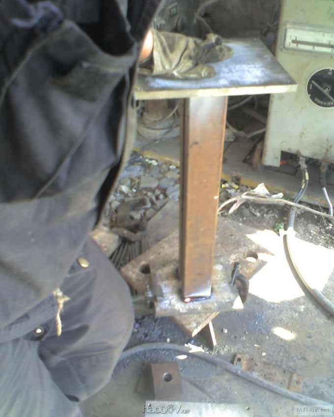 DIY制作书架箱架 音箱脚架