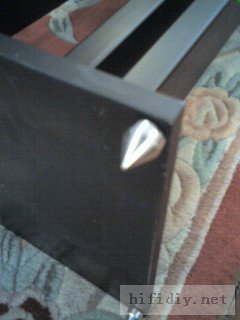 DIY制作书架箱架 音箱脚架