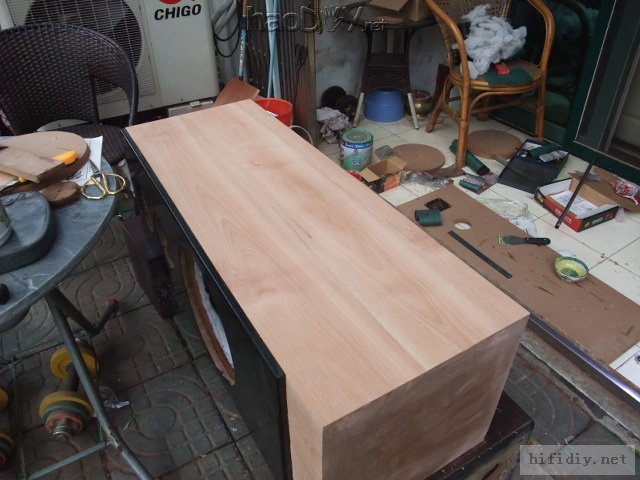 开工,diy制作12寸大落地音箱,配合音柱用