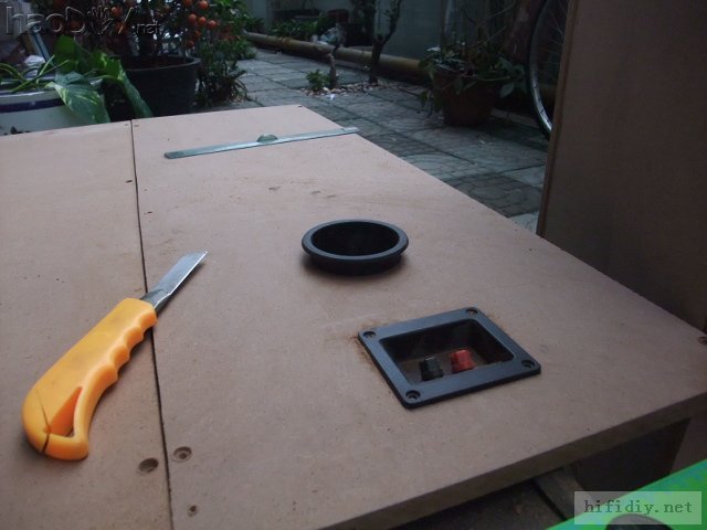 开工,diy制作12寸大落地音箱,配合音柱用