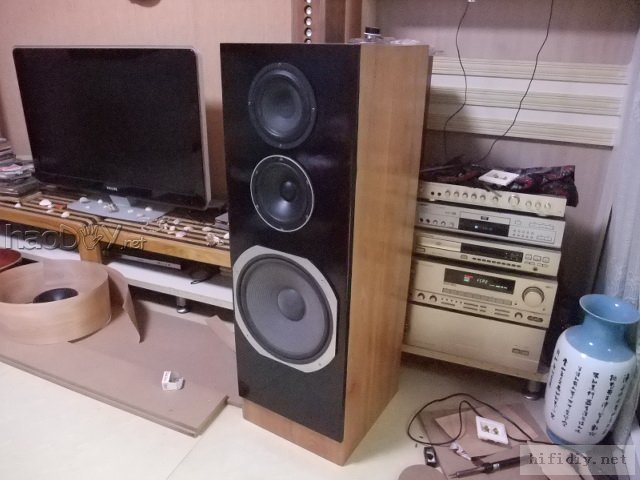 开工,diy制作12寸大落地音箱,配合音柱用