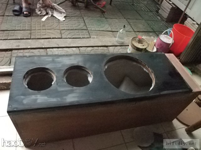 开工,diy制作12寸大落地音箱,配合音柱用