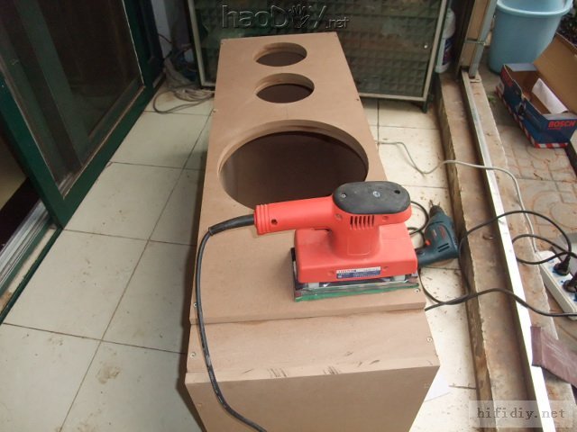 开工,diy制作12寸大落地音箱,配合音柱用