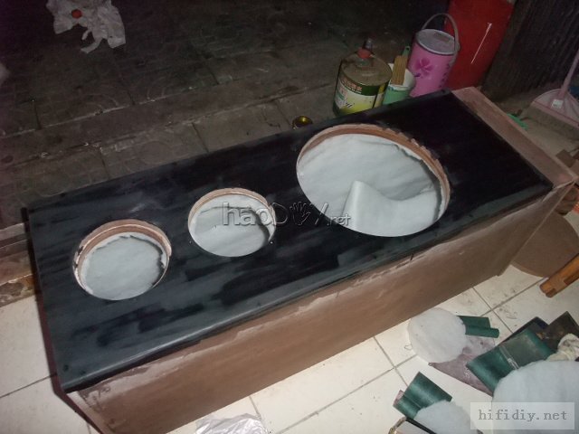 开工,diy制作12寸大落地音箱,配合音柱用
