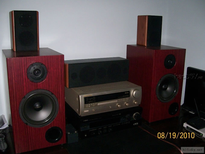 我的惠威喇叭音箱diy制作之路,慢慢磨,附分频箱体图纸