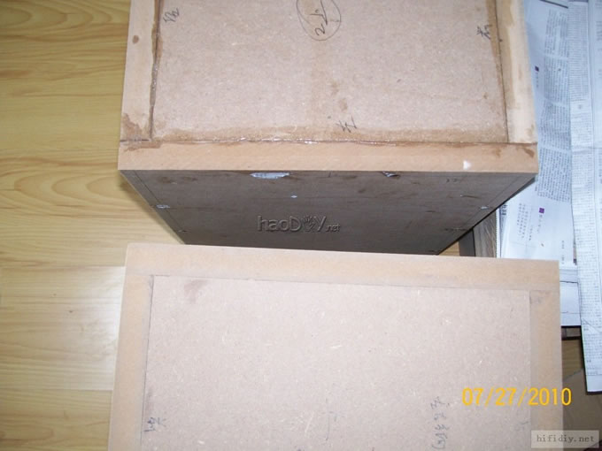 我的惠威喇叭音箱diy制作之路,慢慢磨,附分频箱体图纸