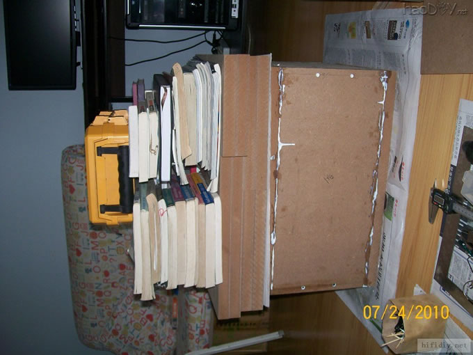 我的惠威喇叭音箱diy制作之路,慢慢磨,附分频箱体图纸