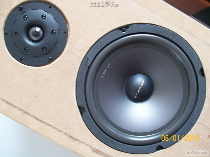 我的惠威喇叭音箱diy制作之路,慢慢磨,附分频箱体图纸