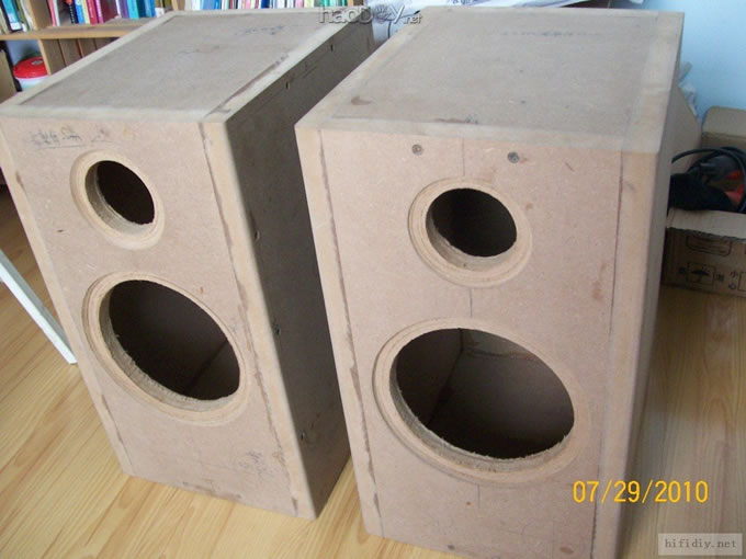 我的惠威喇叭音箱diy制作之路,慢慢磨,附分频箱体图纸