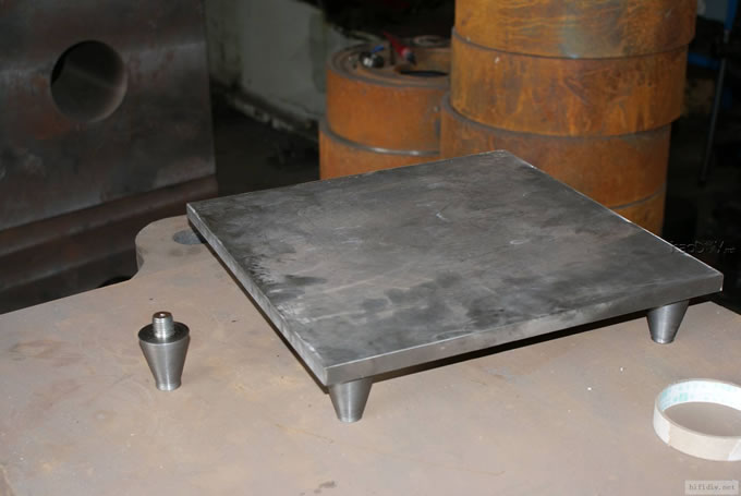 第一次DIY--制作钢板+钢管书架音箱架 脚架