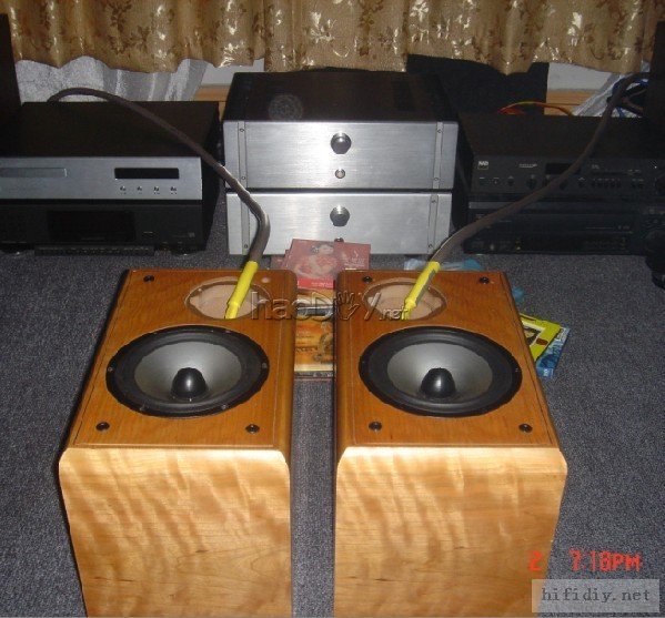 DIY制作 喇叭选用SEAS西雅士 H1224+1212书架箱