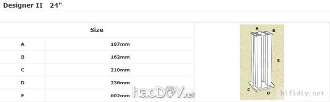 DIY君子调和双柱书架箱架 音箱脚架