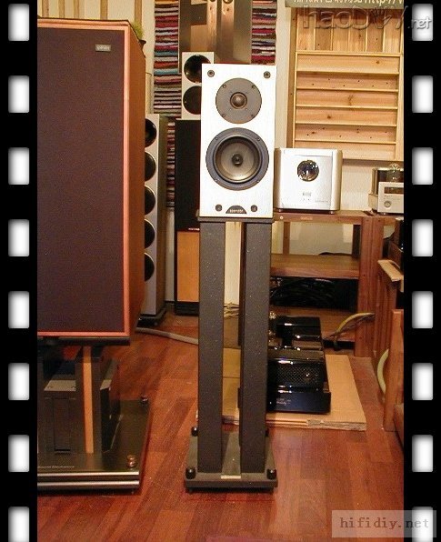 DIY君子调和双柱书架箱架 音箱脚架