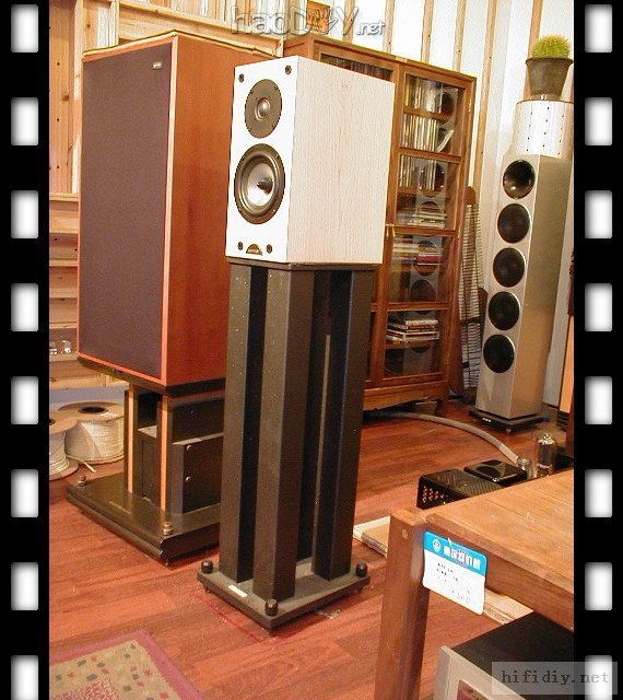 DIY君子调和双柱书架箱架 音箱脚架