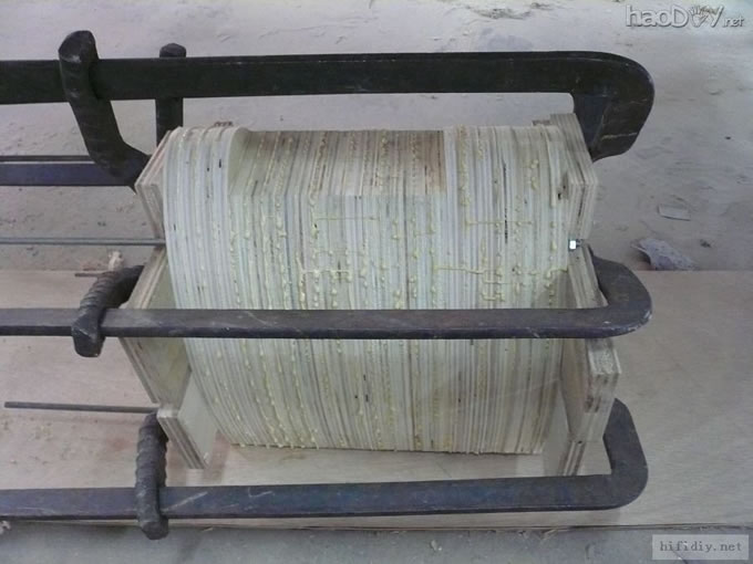 diy制作缩小版的仿意大利书架箱设计放样中