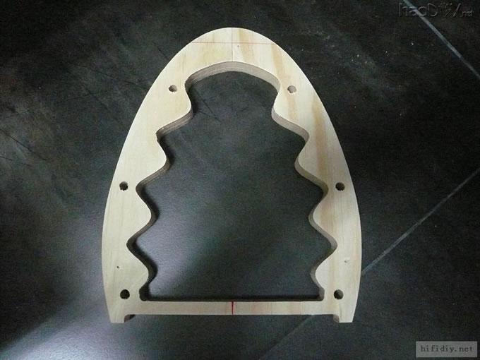 diy制作缩小版的仿意大利书架箱设计放样中