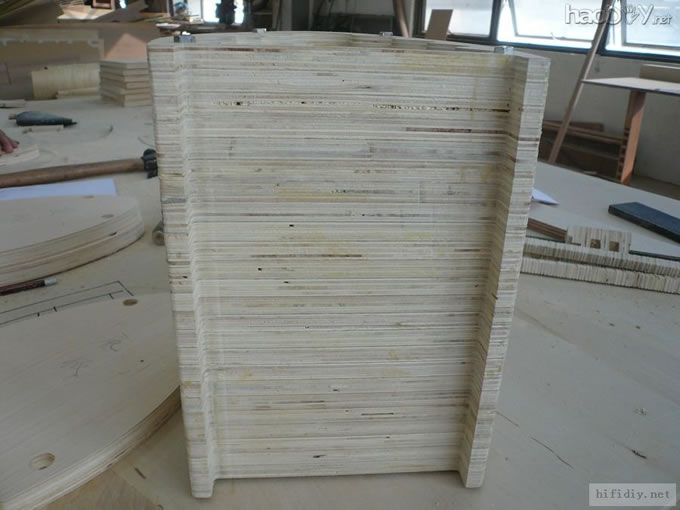 diy制作缩小版的仿意大利书架箱设计放样中