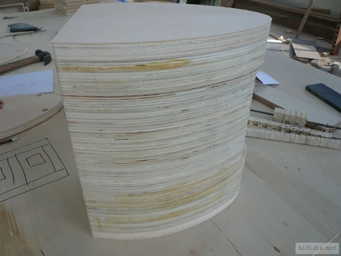 diy制作缩小版的仿意大利书架箱设计放样中