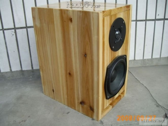 自己diy制作的小书架音箱