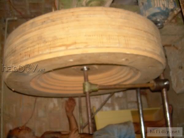 38寸大号筒木号角喇叭音箱制作过程