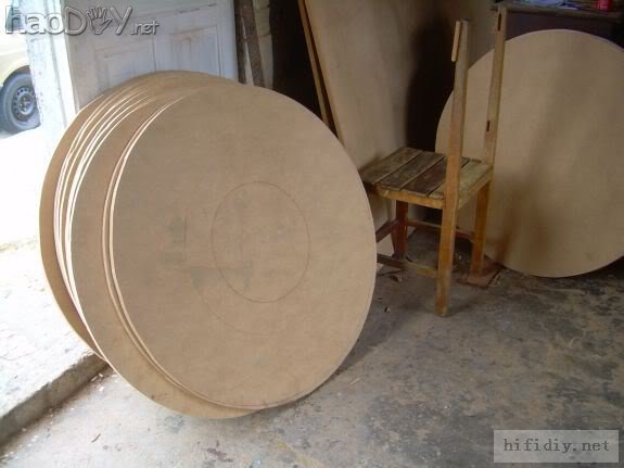 38寸大号筒木号角喇叭音箱制作过程