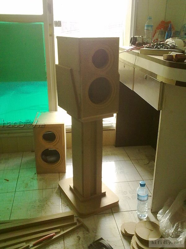 菜鸟第一次DIY制作惠威ss6.5r中低音+k1高音喇叭音箱开始了