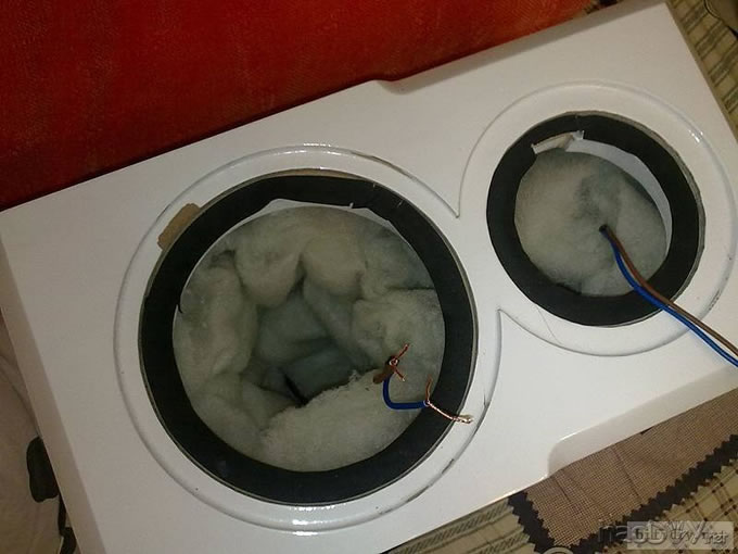 菜鸟第一次DIY制作惠威ss6.5r中低音+k1高音喇叭音箱开始了