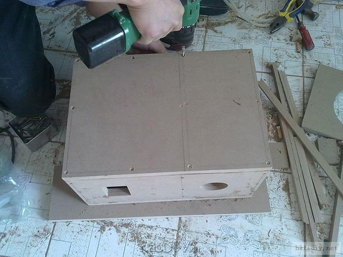 菜鸟第一次DIY制作惠威ss6.5r中低音+k1高音喇叭音箱开始了