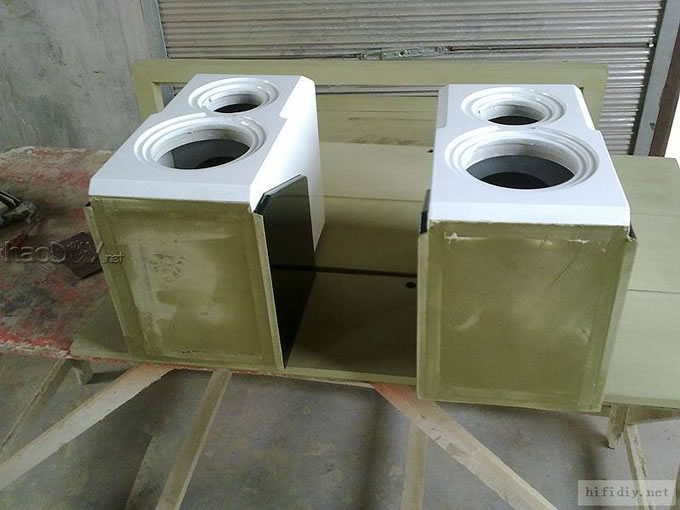 菜鸟第一次DIY制作惠威ss6.5r中低音+k1高音喇叭音箱开始了