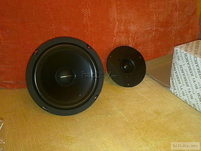 菜鸟第一次DIY制作惠威ss6.5r中低音+k1高音喇叭音箱开始了