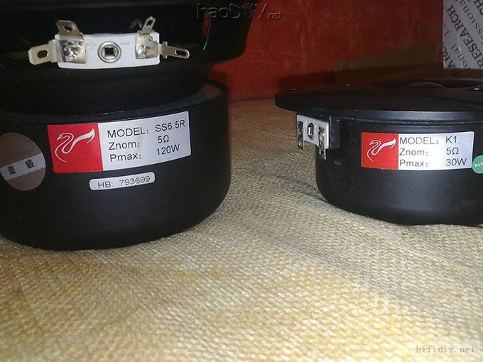 菜鸟第一次DIY制作惠威ss6.5r中低音+k1高音喇叭音箱开始了