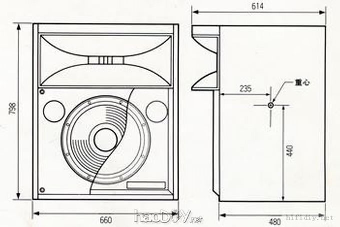 日本 TAD Exclusive 2402 号角音箱 diy复刻版横空出世附图纸