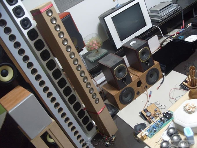 手又痒了diy自制2寸音柱喇叭音箱附分频器图