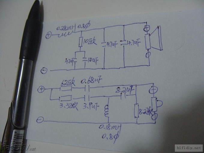 手又痒了diy自制2寸音柱喇叭音箱附分频器图
