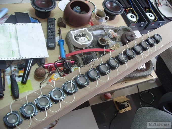 手又痒了diy自制2寸音柱喇叭音箱附分频器图