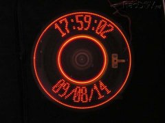 红外遥控数字/指针双模式显示旋转LED时钟