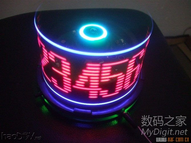 图片过大,您可以通过鼠标滑轮改变图片巨细或点击查察大图 VOP旋转LED表现屏DIY计划与建造(添加旋转供电道理与实物图)