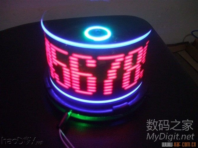 图片过大,您可以通过鼠标滑轮改变图片巨细或点击查察大图 VOP旋转LED表现屏DIY计划与建造(添加旋转供电道理与实物图)