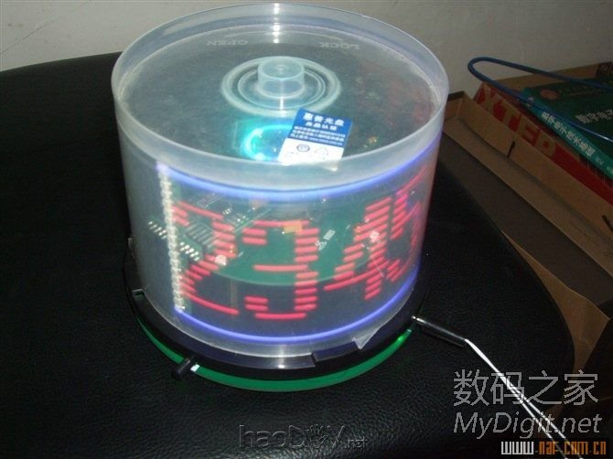 图片过大,您可以通过鼠标滑轮改变图片巨细或点击查察大图 VOP旋转LED表现屏DIY计划与建造(添加旋转供电道理与实物图)