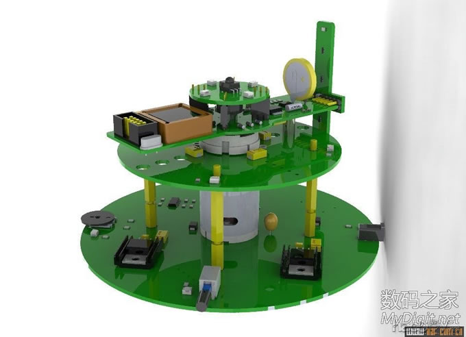 图片过大,您可以通过鼠标滑轮改变图片巨细或点击查察大图 VOP旋转LED表现屏DIY计划与建造(添加旋转供电道理与实物图)