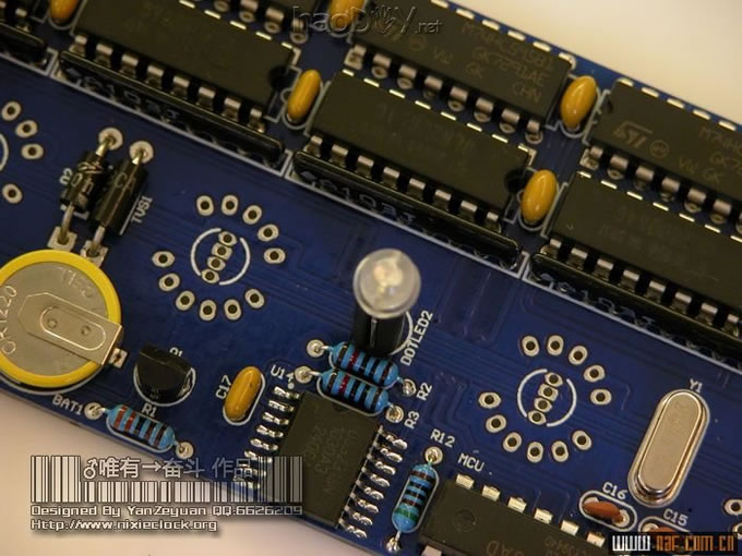 图片过大,您可以通过鼠标滑轮改变图片巨细或点击查察大图 饱含了我全部等候的diy建造电子管(真空管)时钟