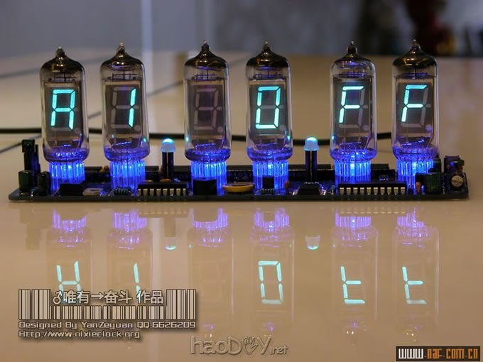 图片过大,您可以通过鼠标滑轮改变图片巨细或点击查察大图 饱含了我全部等候的diy建造电子管(真空管)时钟