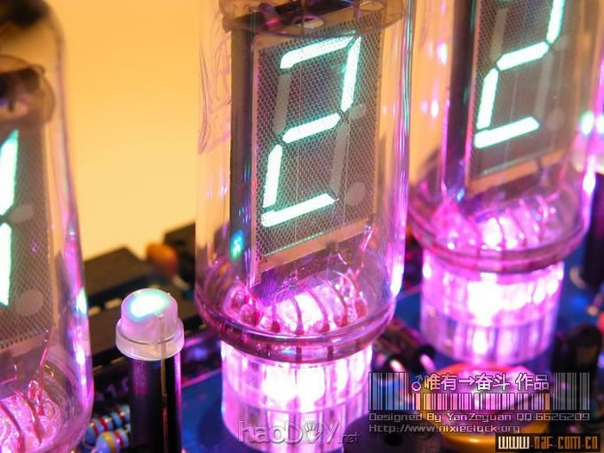 图片过大,您可以通过鼠标滑轮改变图片巨细或点击查察大图 饱含了我全部等候的diy建造电子管(真空管)时钟