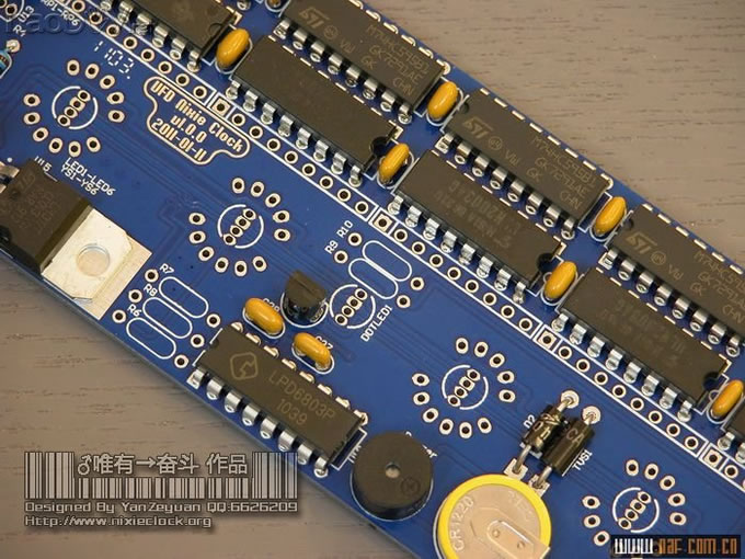 图片过大,您可以通过鼠标滑轮改变图片巨细或点击查察大图 饱含了我全部等候的diy建造电子管(真空管)时钟