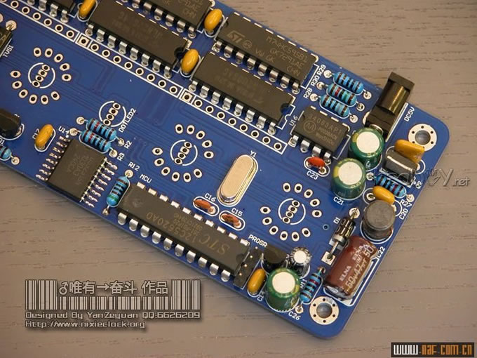 图片过大,您可以通过鼠标滑轮改变图片巨细或点击查察大图 饱含了我全部等候的diy建造电子管(真空管)时钟