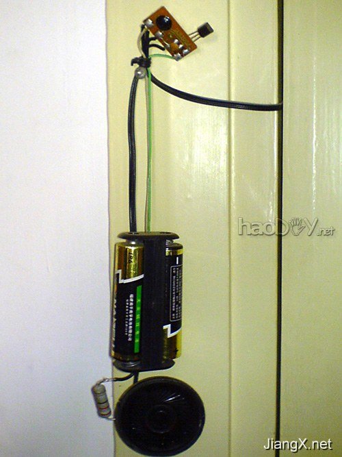 为你的房间diy制作简易门铃