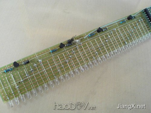 diy制作 LED摇摇棒的升级版本-32只LED摇摇棒 附图纸