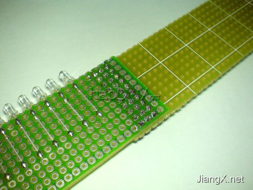 diy制作 LED摇摇棒的升级版本-32只LED摇摇棒 附图纸